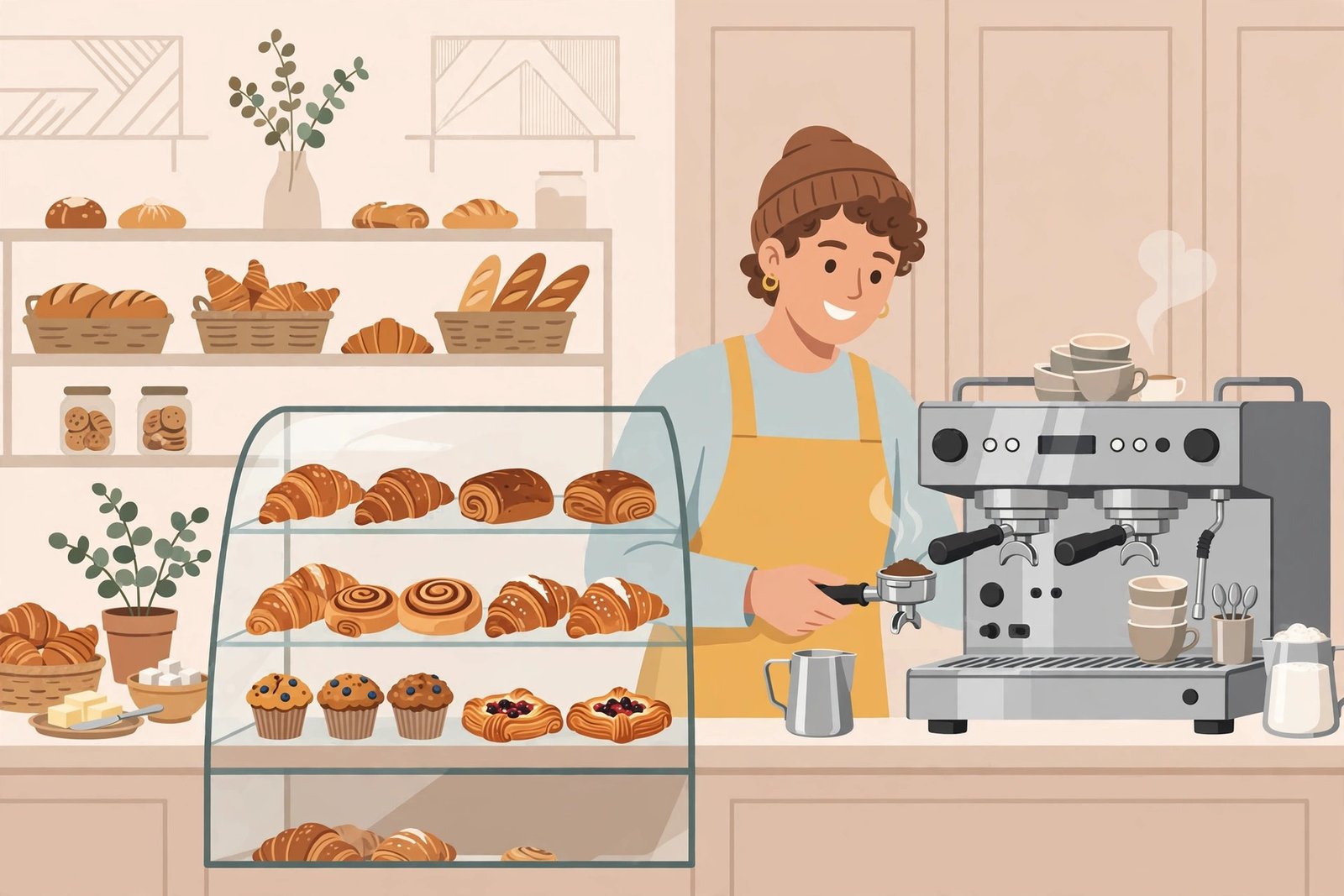 Cashier / Barista at Paris Baguette